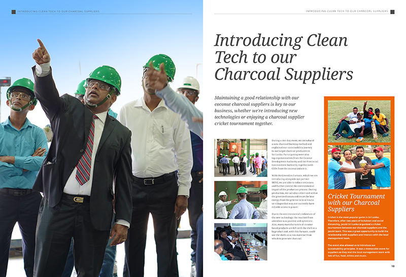 Introducing Clean Tech to our Charcoal Suppliers